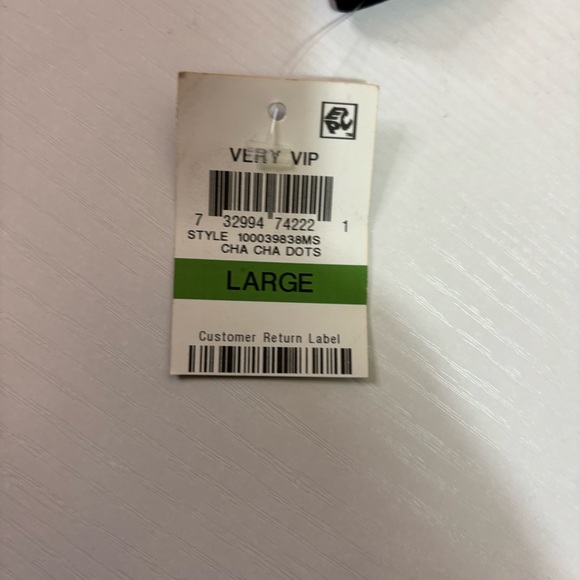 NWT JM Collection Black Top with Fun Sleeves - Picture 8 of 9